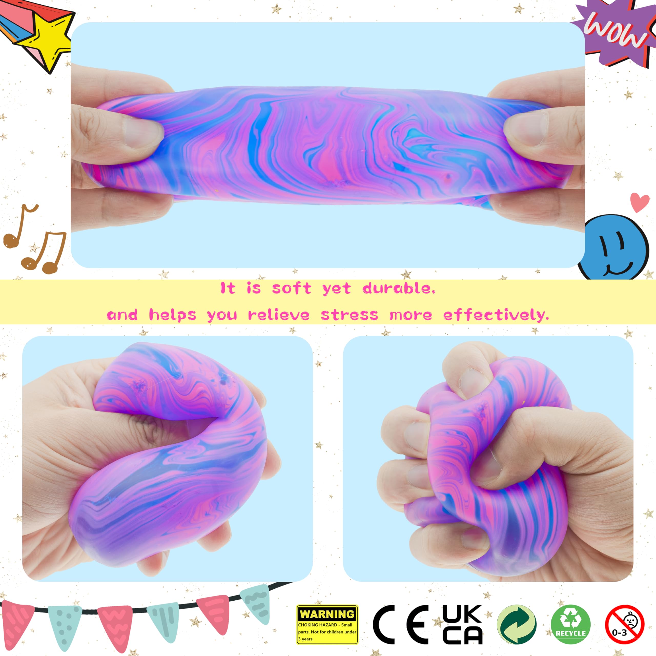 ANZHY compact ice-cube squish toy designed for on-the-go use.