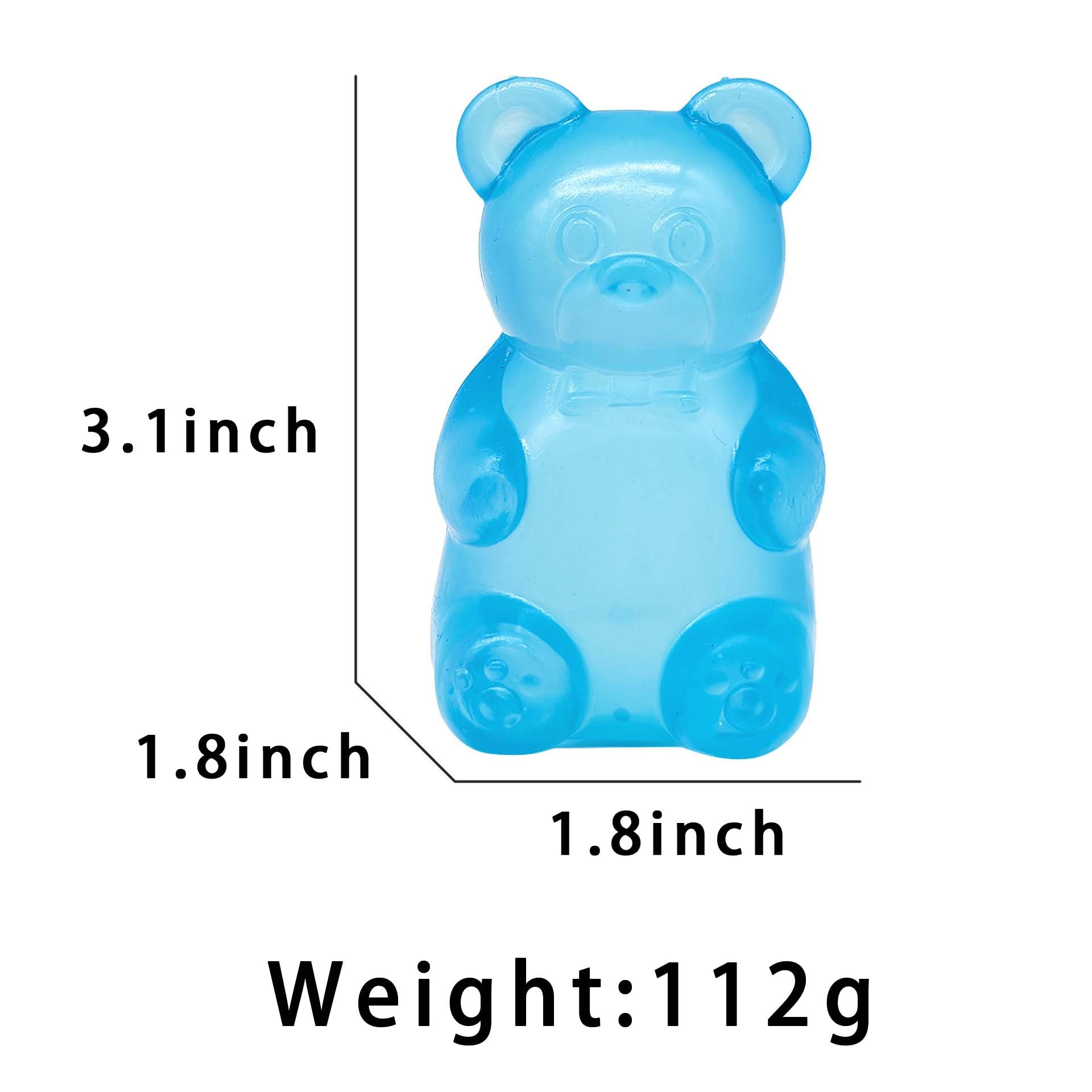 ANZHY Gummy Bear Toy colorful set shown for gift giving and mood easing