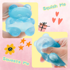 ANZHY Gummy Bear Toy close-up texture demonstrates high-density filling for lasting squish