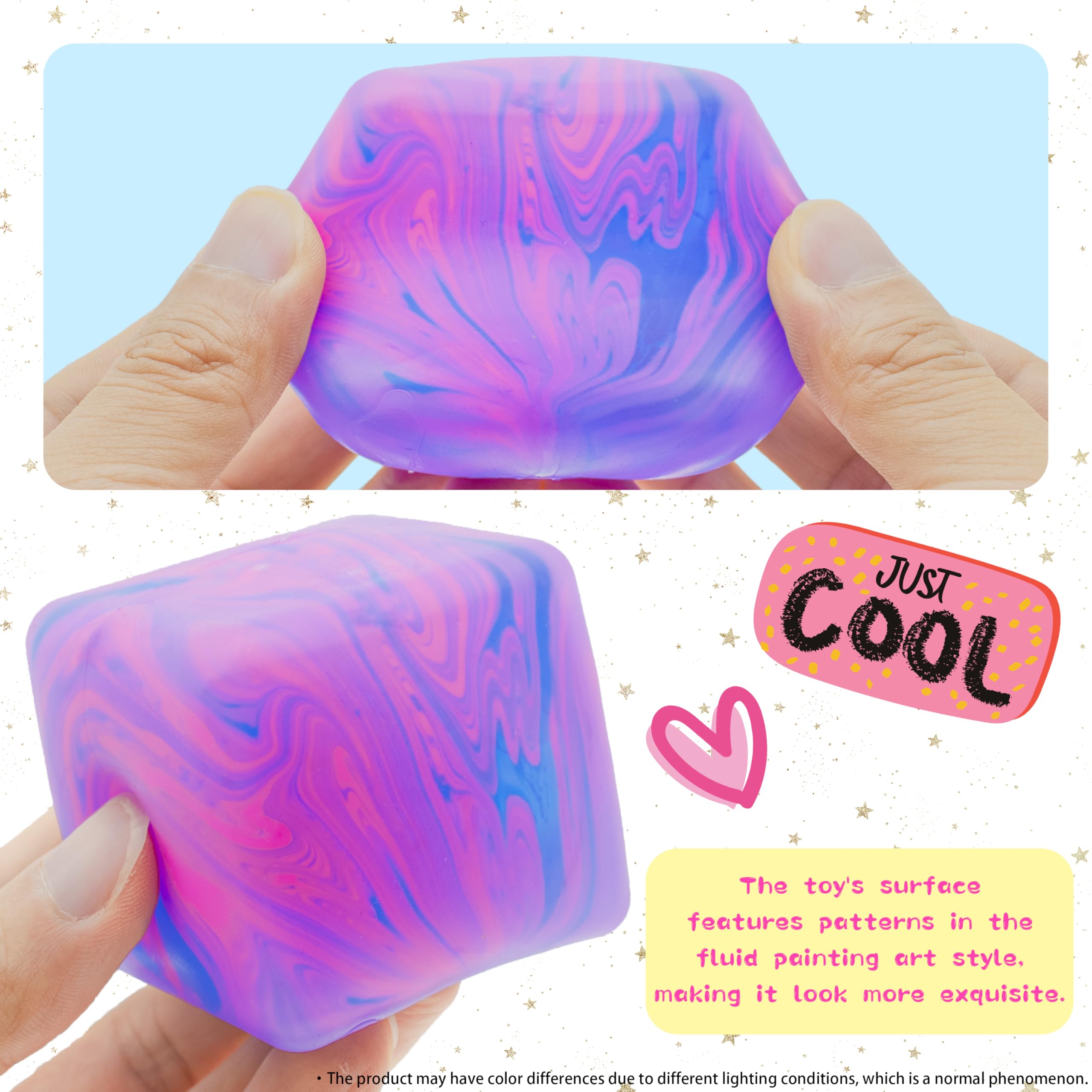 ANZHY soft palm-sized stress ball for satisfying squeezing.
