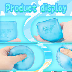 ANZHY squishy fidget cube closeup highlighting soft texture
