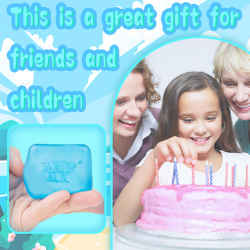 ANZHY stress sugar cube gift idea in blue color