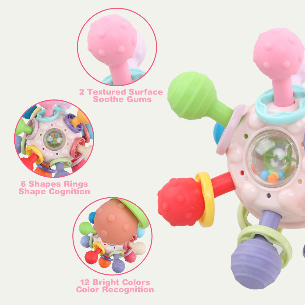Anzimo BPA-free toy made from food-grade silicone for safe chewing.