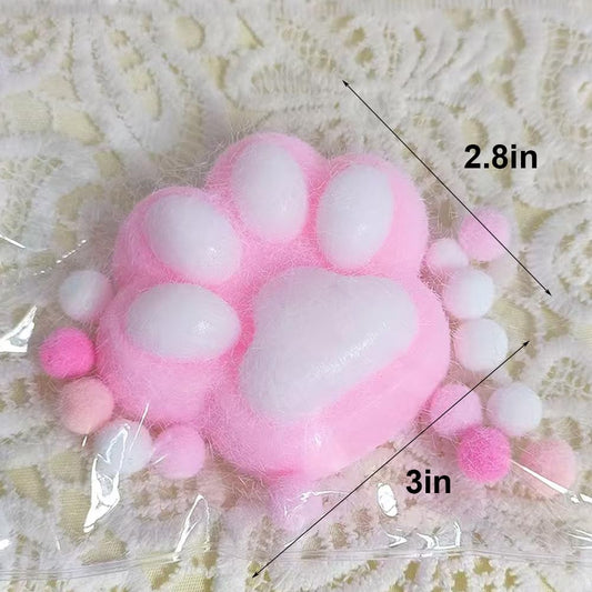 Anztqiuu cat paw squishy toy close-up highlighting tactile play and fidget ease