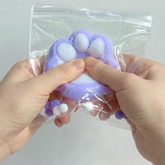 Anztqiuu cat paw squishy toy close-up focused on decompression and calmness