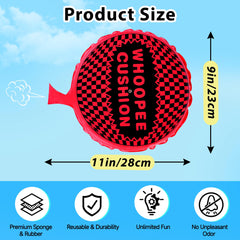 ANZUSY whoopie cushion self-inflating design shows quick prank setup