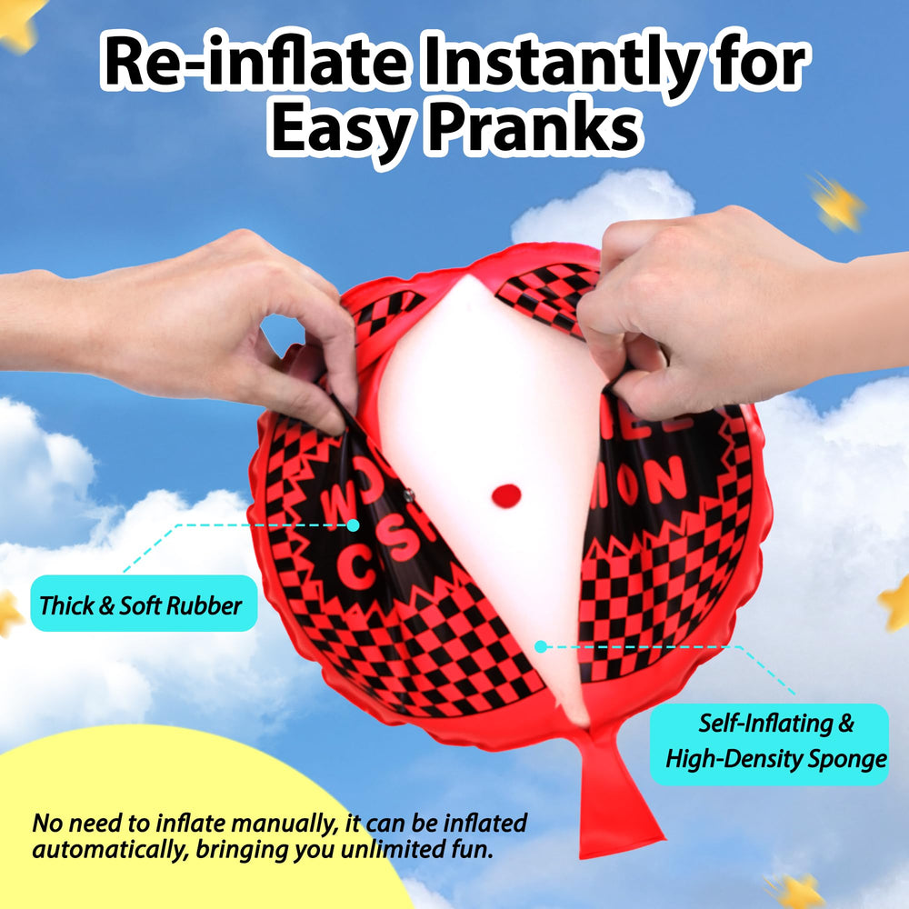 ANZUSY premium latex fart bag is durable for repeated use