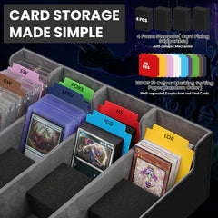 AOBOPLE dimensions 34x28x12 cm fit standard cards and top loaders
