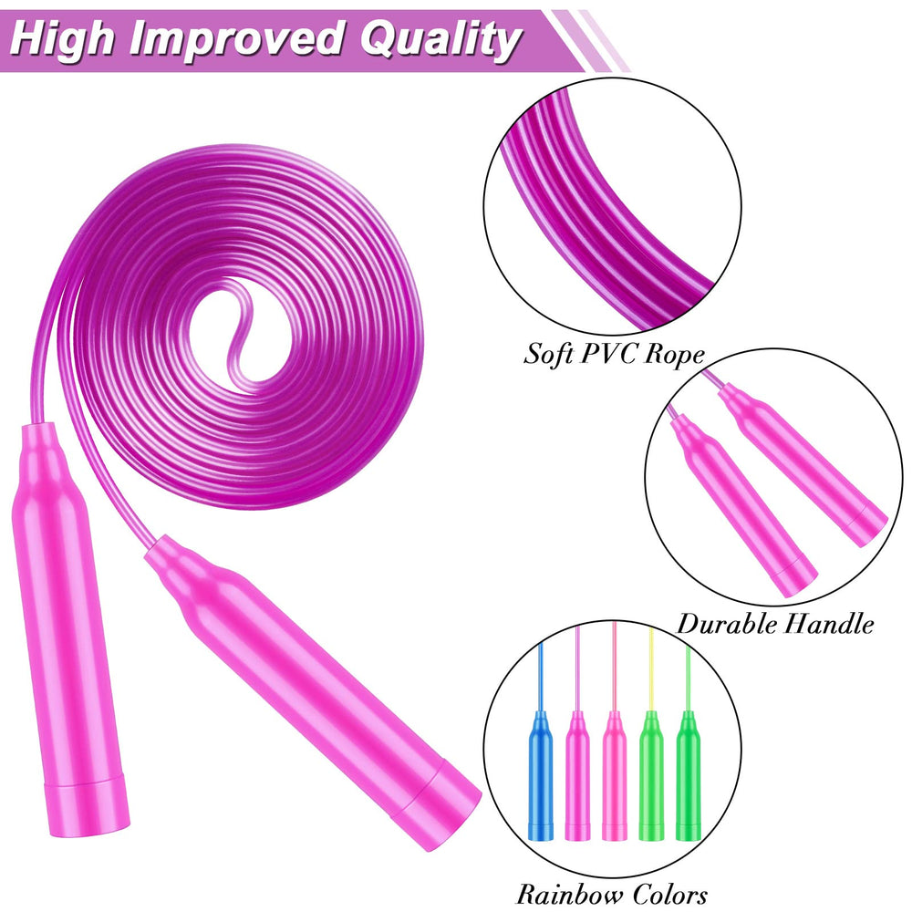 Aodaer gradient rainbow colors jump ropes visible in daylight