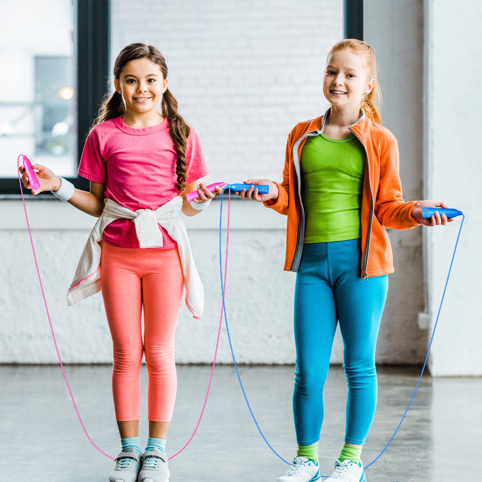 Aodaer soft PVC rope with durable handles for kids