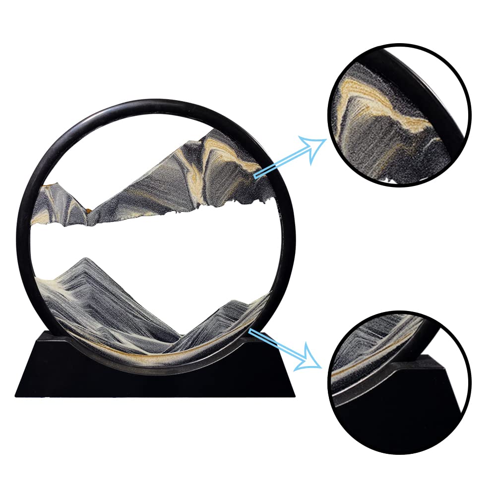 Aoderun black-frame sand art for modern decor.