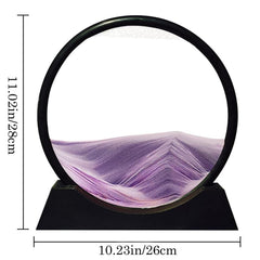 Aoderun deep-sea sandscape flows in 3D for a soothing desktop centerpiece.