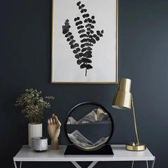 Aoderun 7-inch deep-sea sandscape promotes calm in home office.