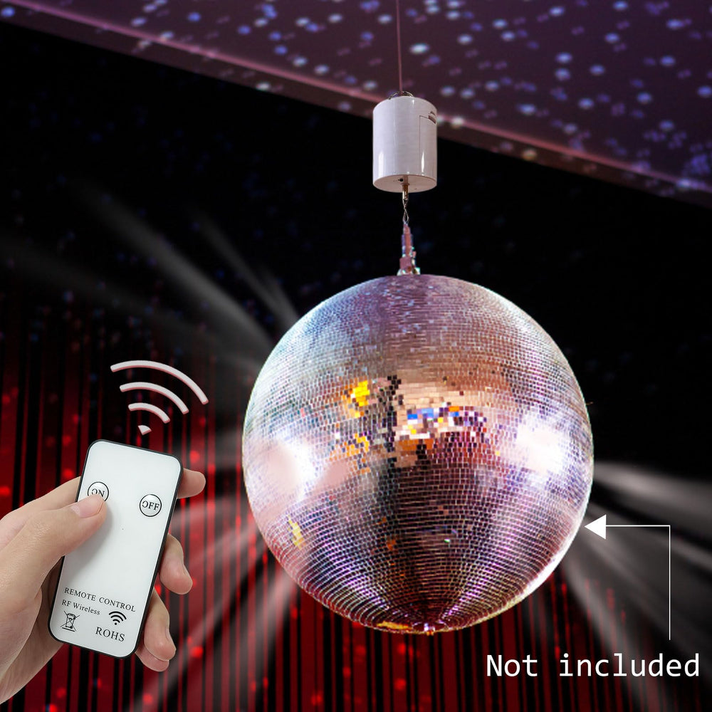 Aoedelyart battery-powered motor with mini remote for indoor use