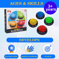 AOENN buzzers include separate lights and sounds for interactive play
