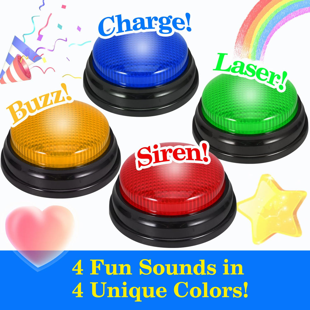 AOENN red buzzer with lights enhances team-based quiz activities