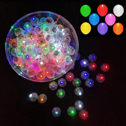 Aogist rainbow balloon lights glow for festive balloon arches and centerpieces.