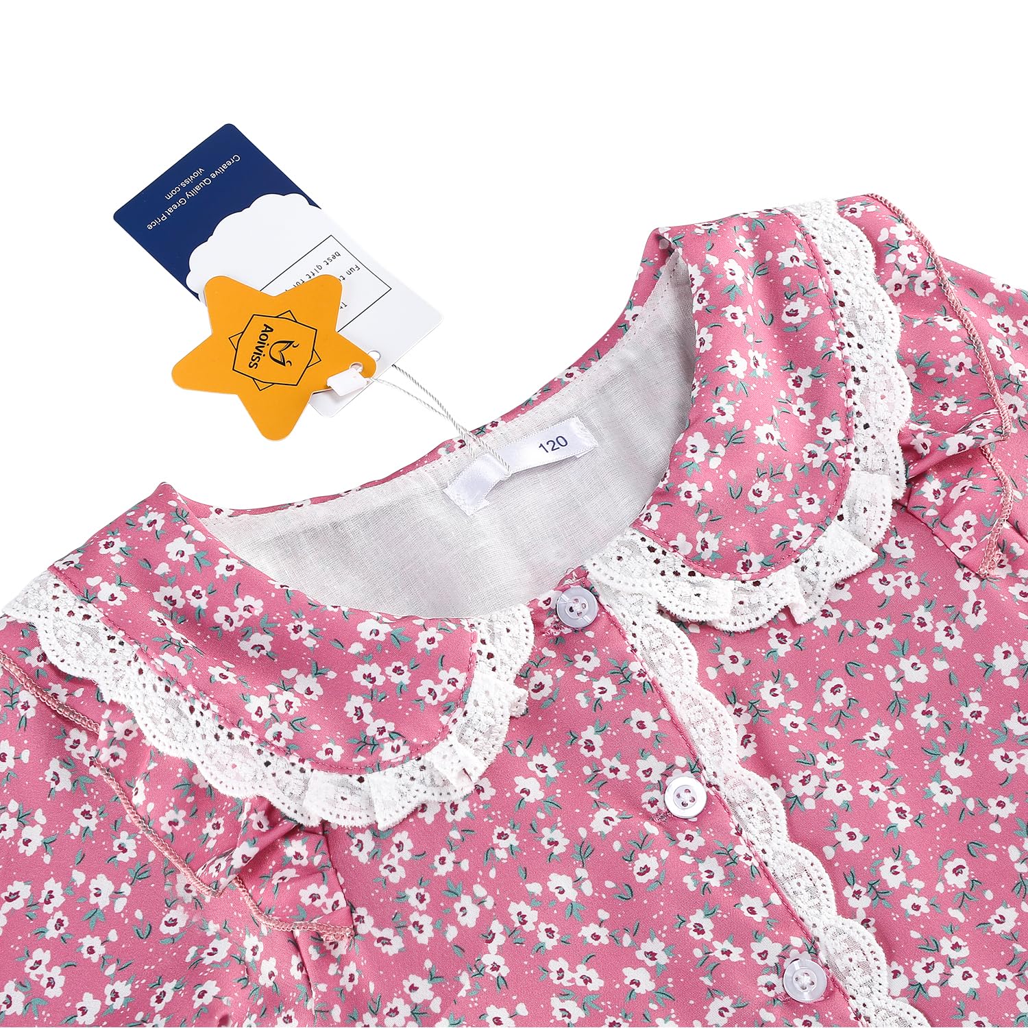 Aoiviss Pioneer apron detail shows back-tie design for secure wear.