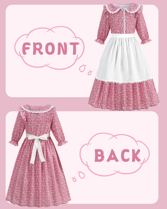 Aoiviss Pioneer dress back view highlights convenient closure for easy dressing.