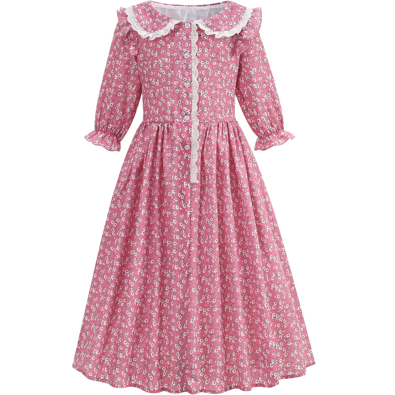 Aoiviss Pioneer dress with apron—complete set for authentic roleplay.