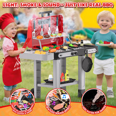Aojieni apron and chef hat complete the chef costume for kids.
