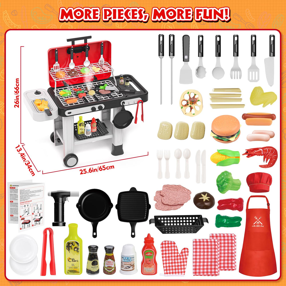 Aojieni easy-assembly design lets kids start cooking quickly.