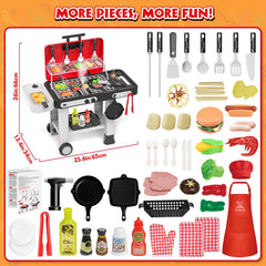 Aojieni easy-assembly design lets kids start cooking quickly.