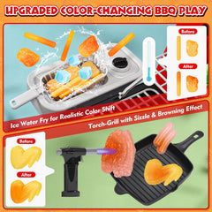 Aojieni smoke, light, and sound effects enhance realistic BBQ role play.