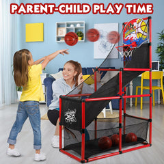 AOKESI arcade hoop with adjustable height fits kids ages 3–12