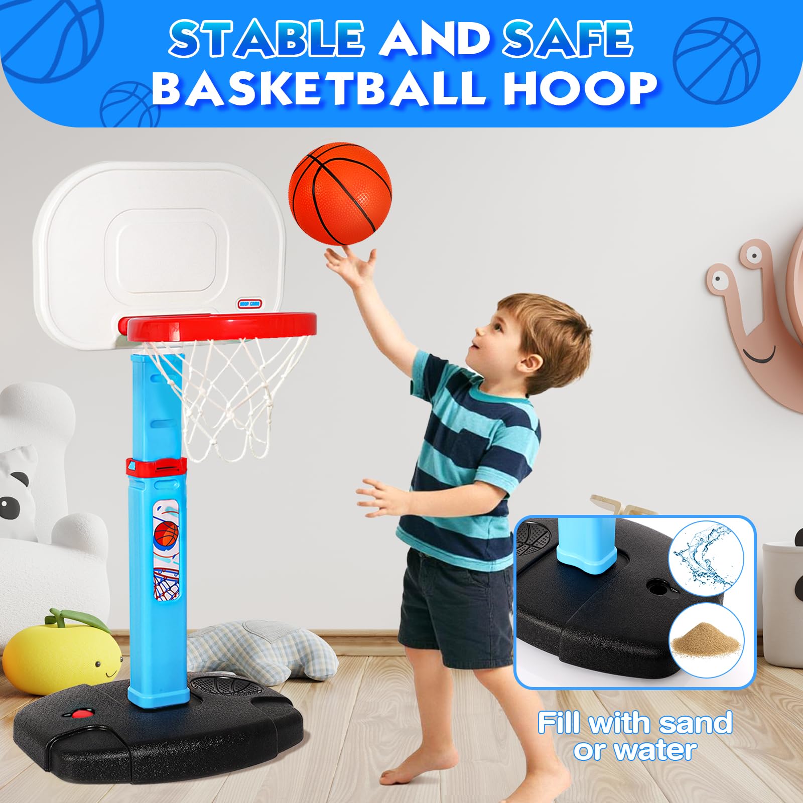 AOKESI poolside basketball game for sunny days and family time