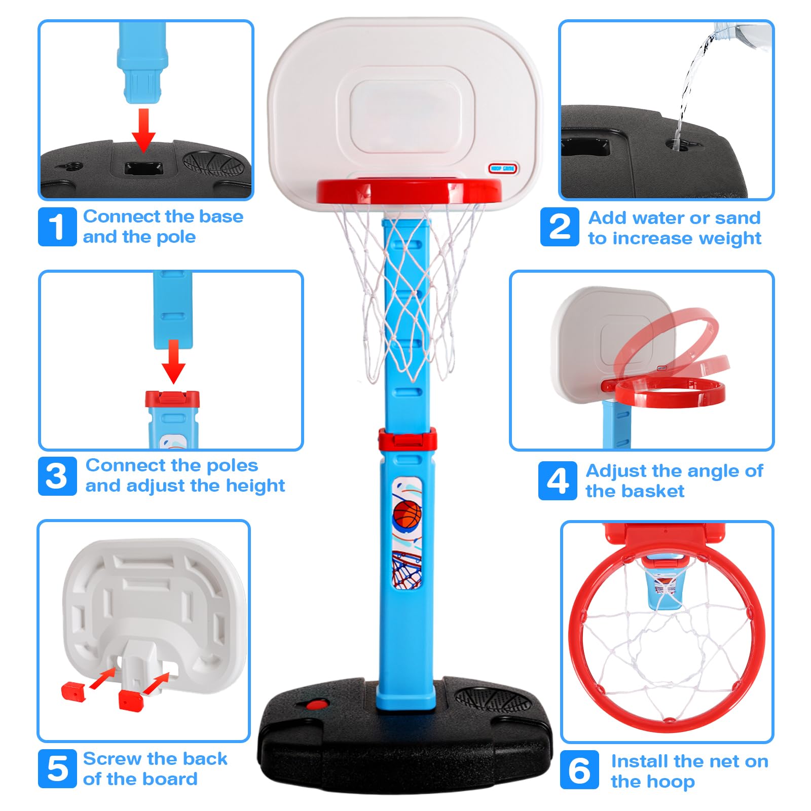 AOKESI durable ABS plastic construction is safe for kids