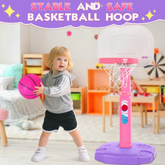 AOKESI toddler hoop easy to assemble for fast family fun setup.