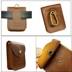 Durable genuine leather Aolaso card case offers premium look and longevity