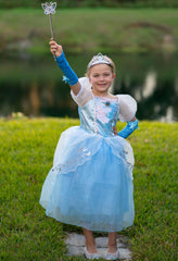 Aolliya blue arm sleeves complete the princess look for pretend play