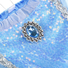 Aolliya blue princess dress packaging shows complete costume