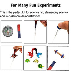 AOMAG iron powder adds texture for visual magnetism demonstrations.