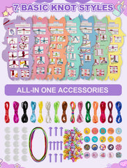 AONTESS bracelet strings in bright colors invite creativity and dexterity