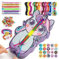 AONTESS unicorn weaving box ready for imaginative bracelet design