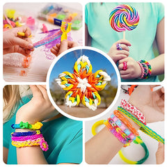 AooeDomi 28-color loom bands pack offers varied palettes for creative projects