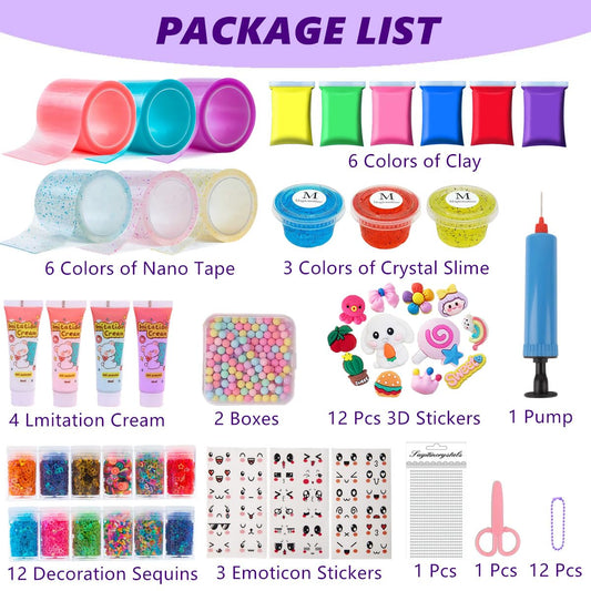 AooeDomi Nano Tape Bubble Kit colorful tape inspires creative bubble art sessions.
