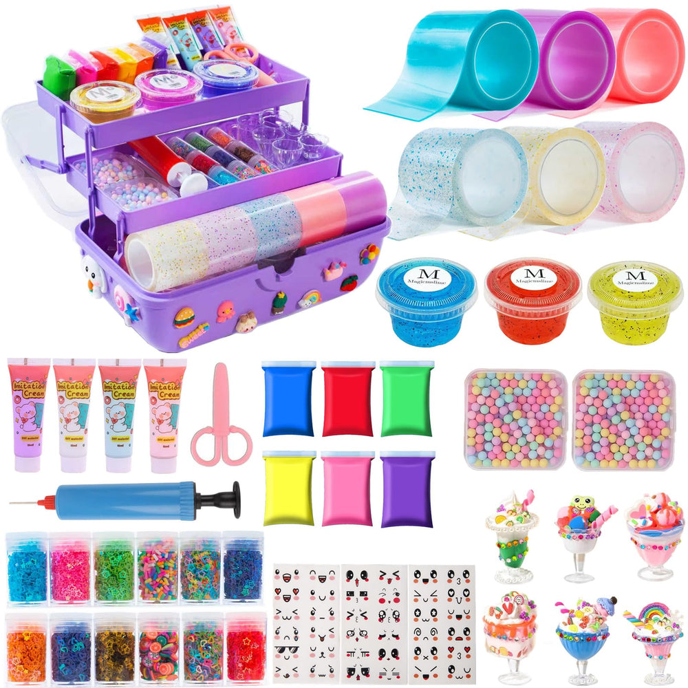 AooeDomi Nano Tape Bubble Kit storage box keeps art tidy and ready for quick play.