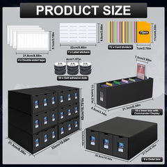 Aopule label paper for organization helps labeling sections for easy reference.