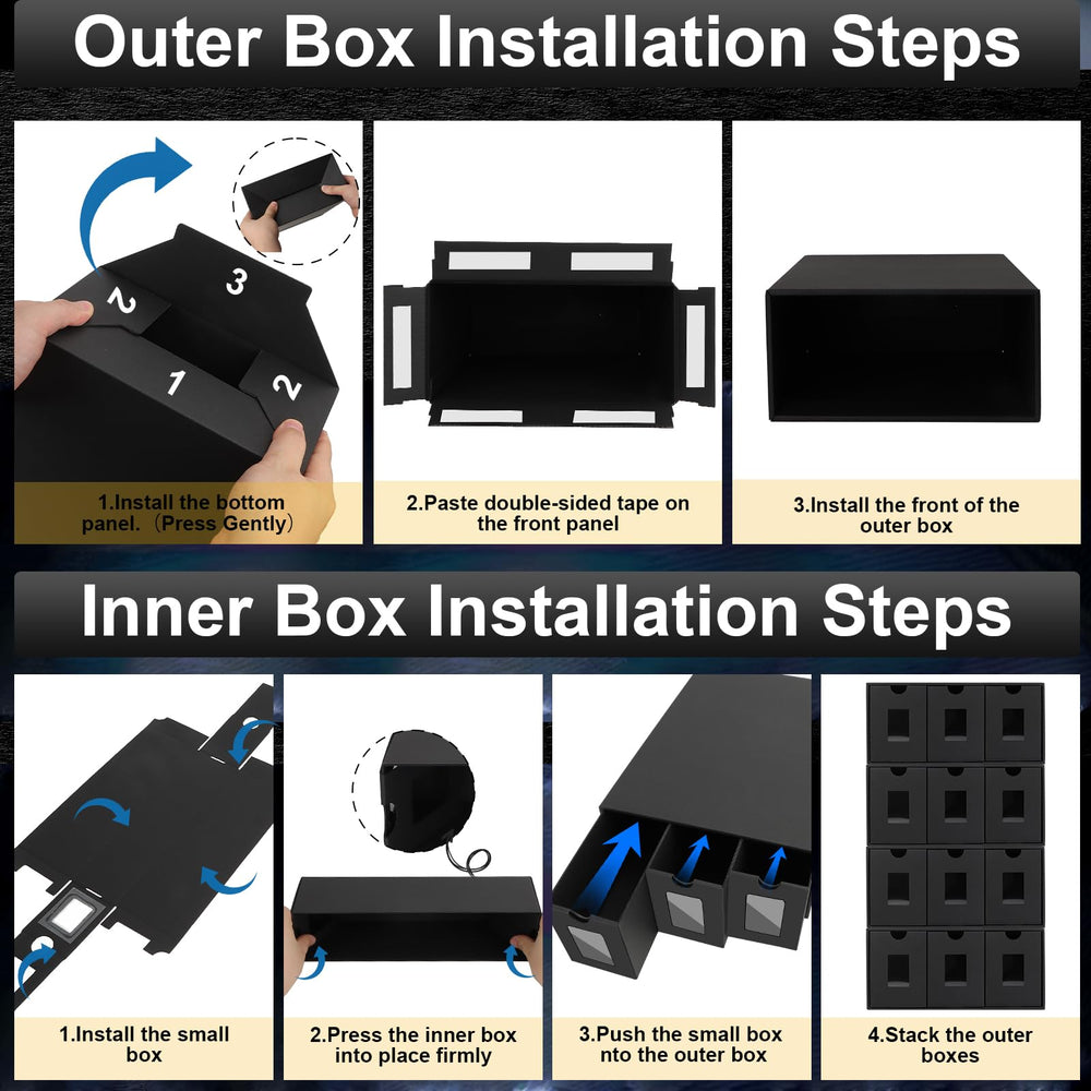 Aopule self-adhesive dots simplify quick customization of dividers.