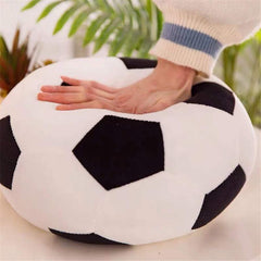 AOQI plush soccer ball 20cm mini toy, lightweight for on-the-go fun