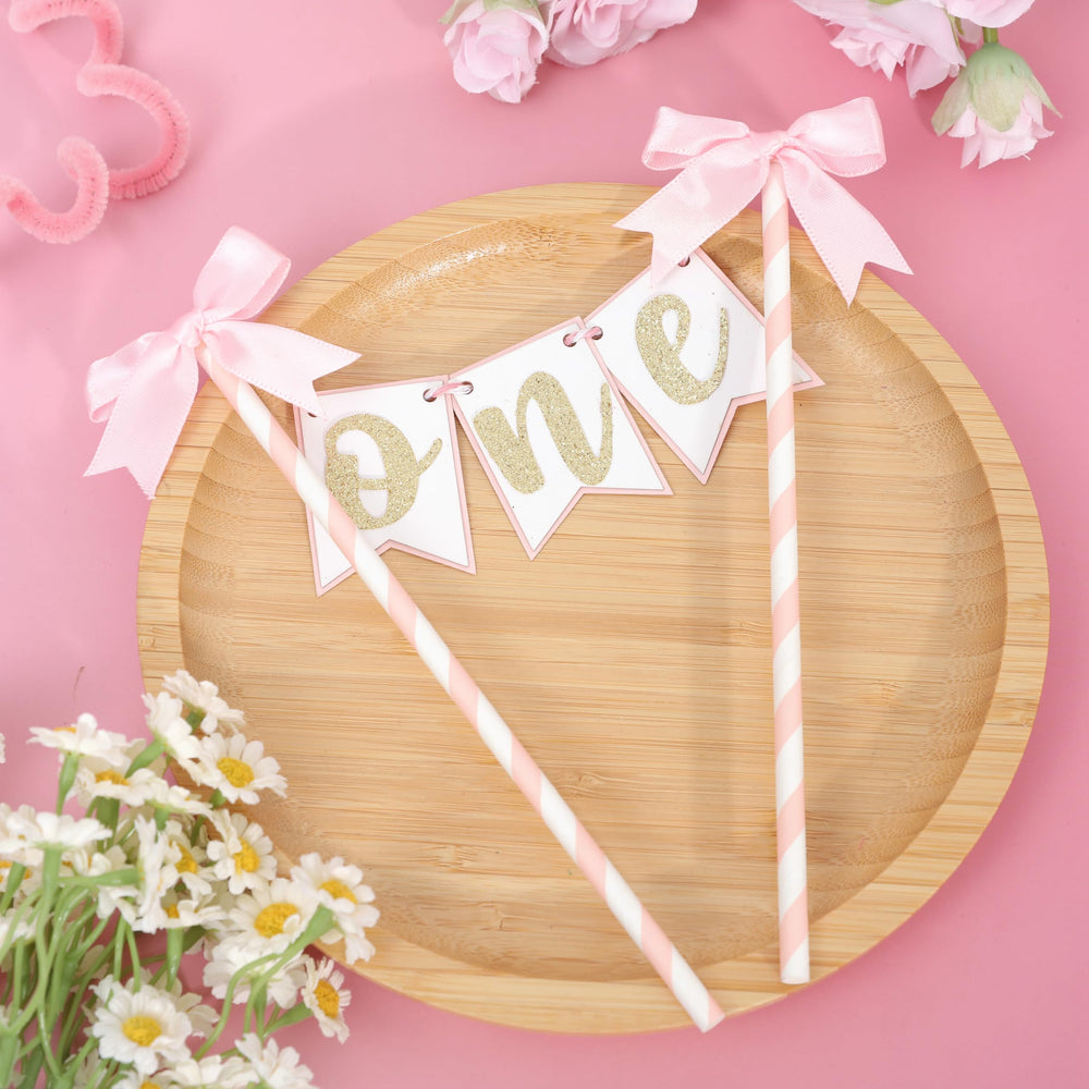 AOQURE ribbon topper suits first birthday smash moments and memories.