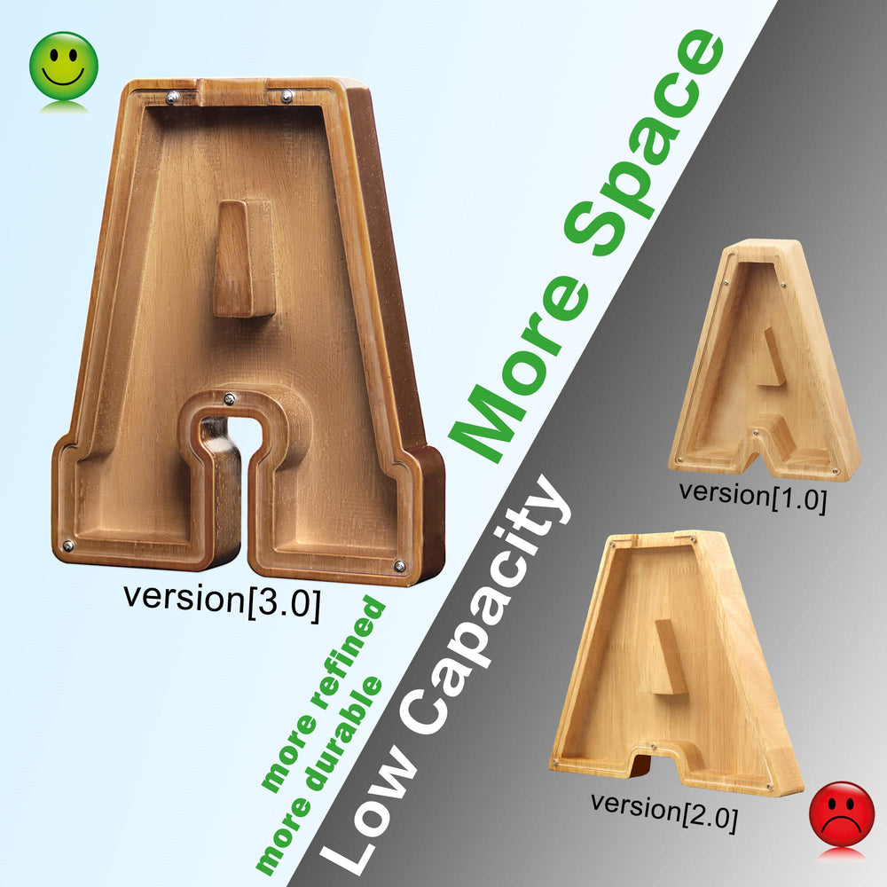 AORCMITN 9.2-inch desktop piggy bank for desks and shelves.