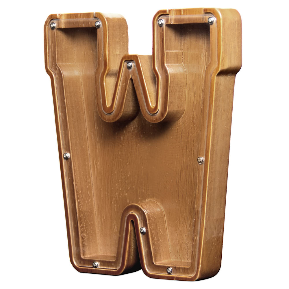 AORCMITN wooden piggy bank front view with transparent window for easy savings tracking