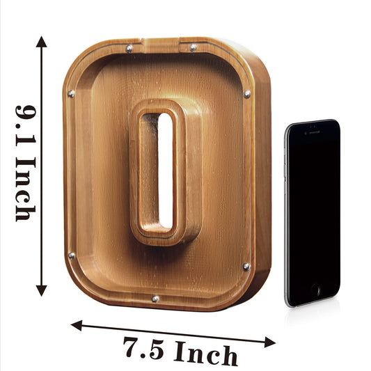 AORCMITN piggy bank with transparent window to view growing savings.
