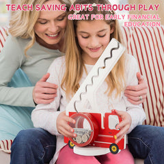AORCMITN dinosaur piggy bank with DIY stickers for personalized room decor