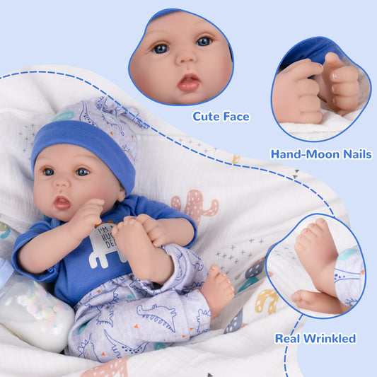 Aori 2.0 hand painted details for authentic newborn look during pretend care